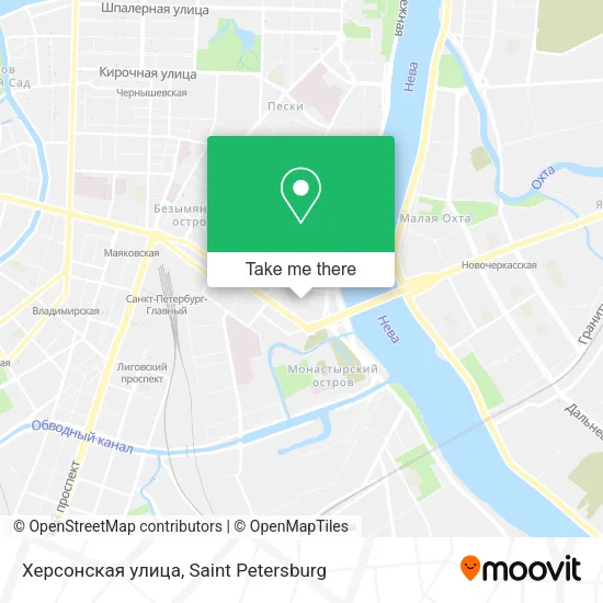 Херсонская улица map