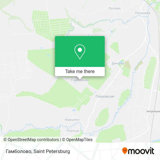 Гамболово map