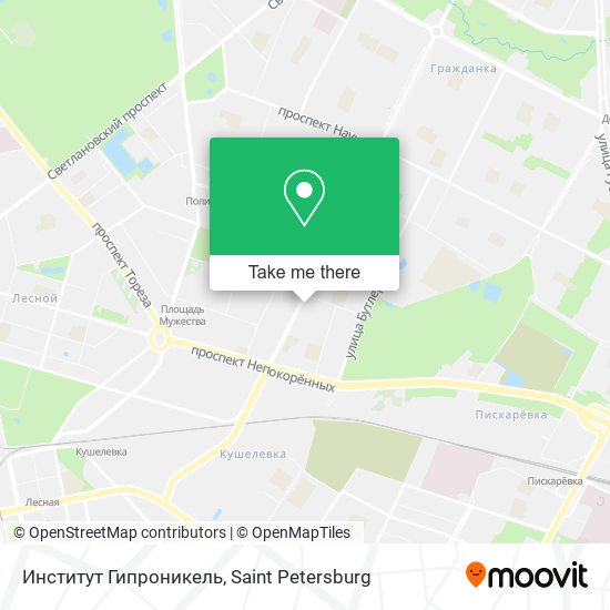 Институт Гипроникель map