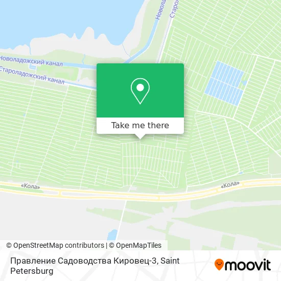 Правление Садоводства Кировец-3 map