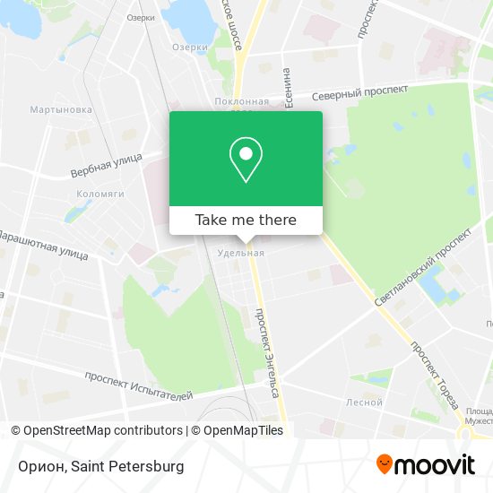 Орион map