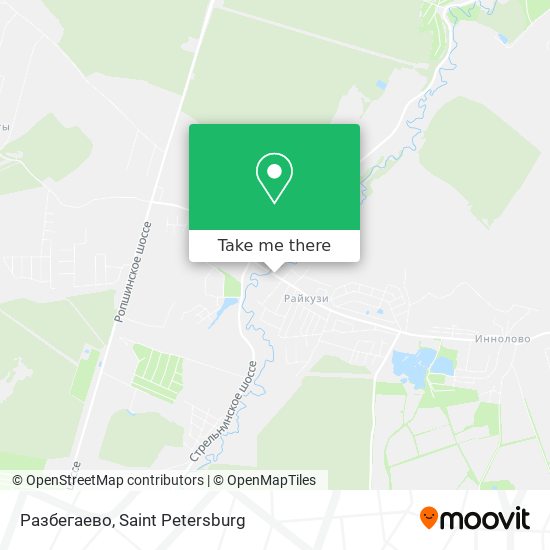 Разбегаево map