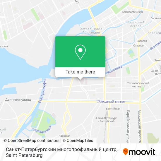 Санкт-Петербургский многопрофильный центр map