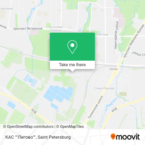 КАС ""Лигово"" map