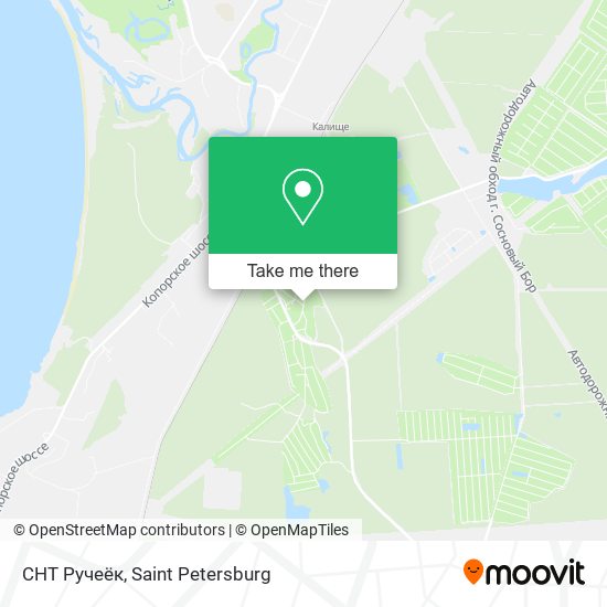 СНТ Ручеёк map