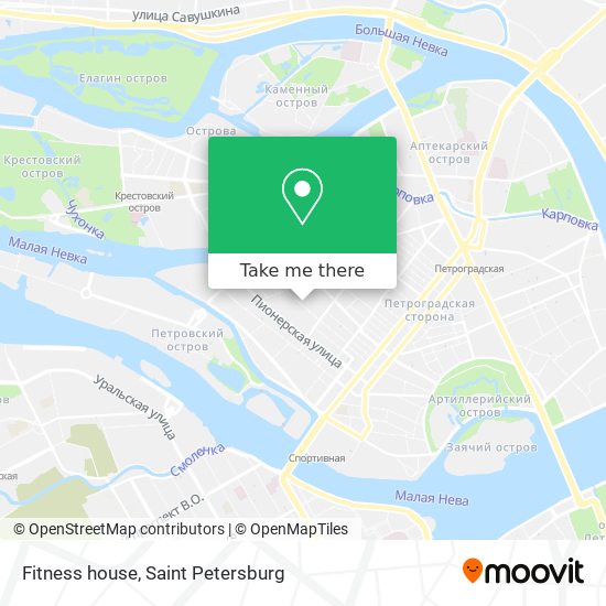 Fitness house map