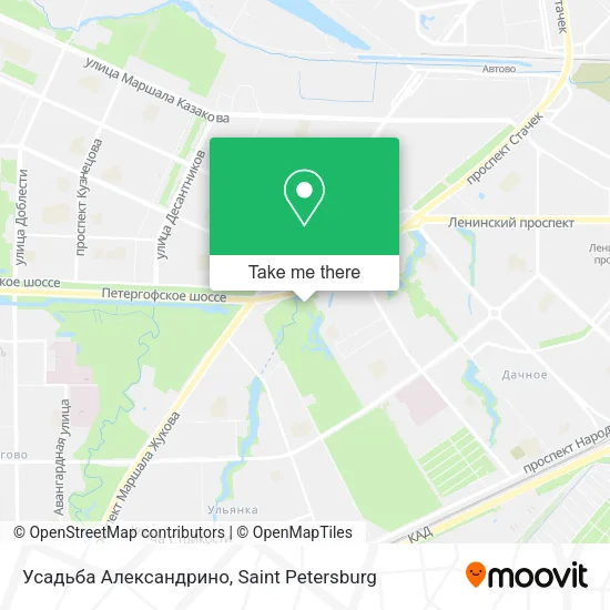 Усадьба Александрино map