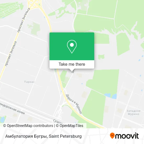 Амбулатория Бугры map
