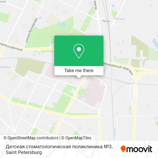 Детская стоматологическая поликлиника №3 map