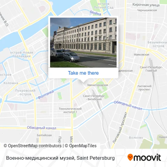 Военно-медицинский музей map