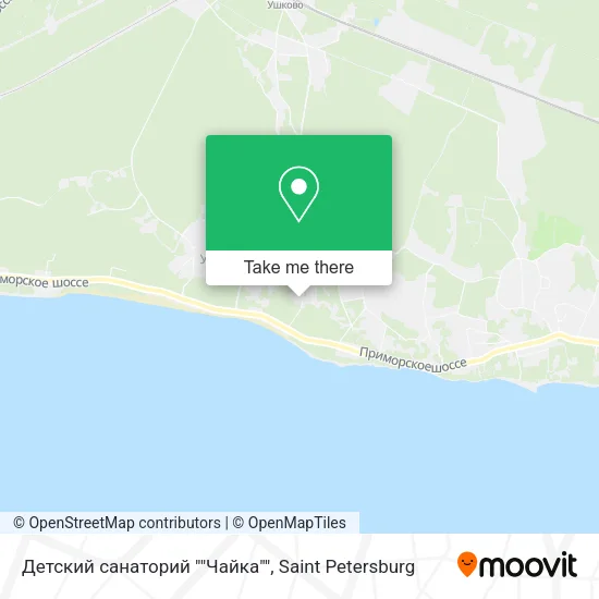 Детский санаторий ""Чайка"" map