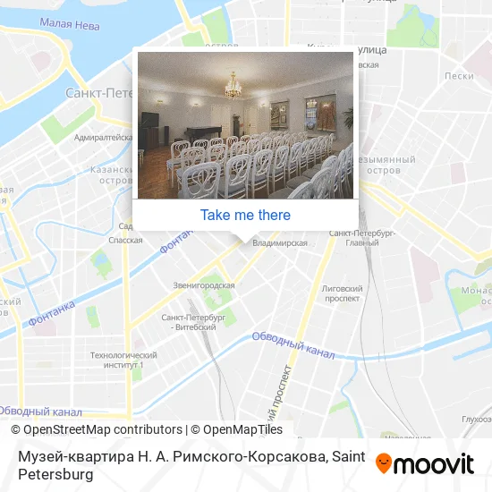 Музей-квартира Н. А. Римского-Корсакова map