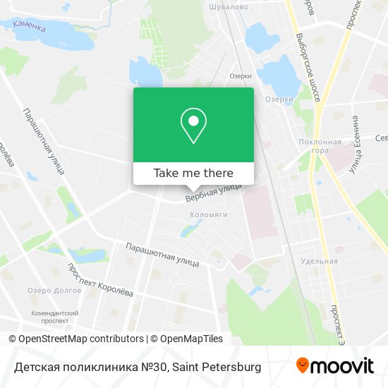 Детская поликлиника №30 map