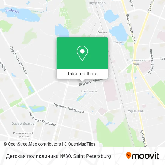 Детская поликлиника №30 map
