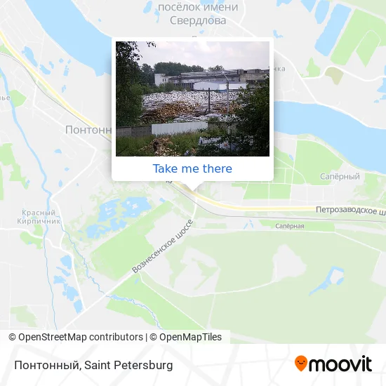 Понтонный map