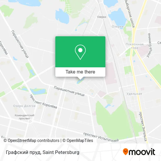 Графский пруд map