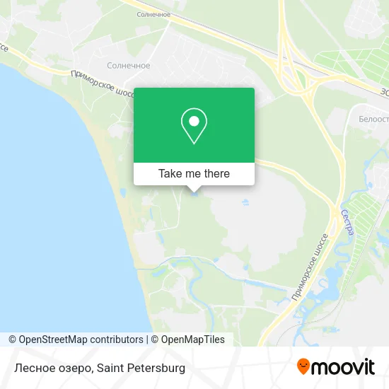 Лесное озеро map