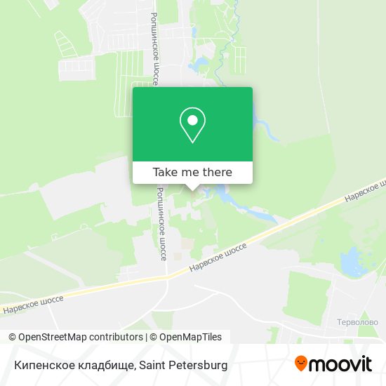 Кипенское кладбище map