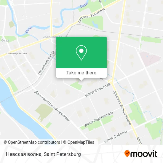 Невская волна map