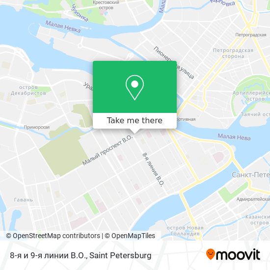 8-я и 9-я линии В.О. map