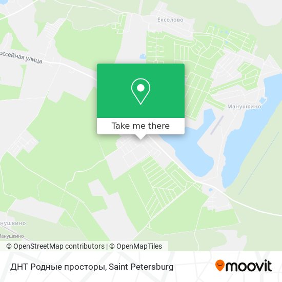 ДНТ Родные просторы map