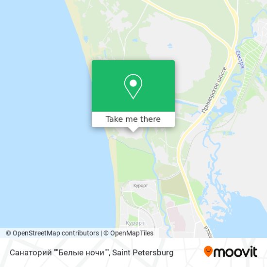 Санаторий ""Белые ночи"" map