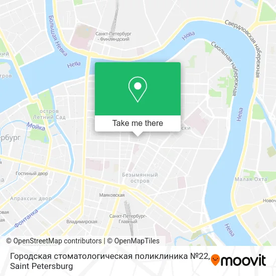 Городская стоматологическая поликлиника №22 map