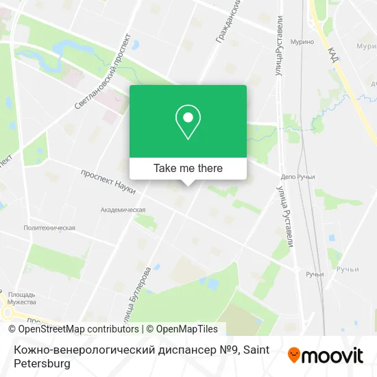 Кожно-венерологический диспансер №9 map