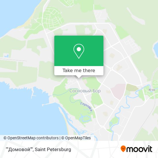 ""Домовой"" map