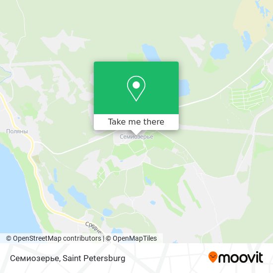Семиозерье map