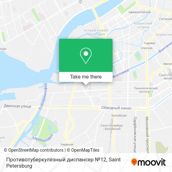 Противотуберкулёзный диспансер №12 map