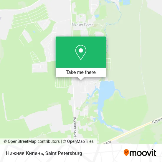Нижняя Кипень map
