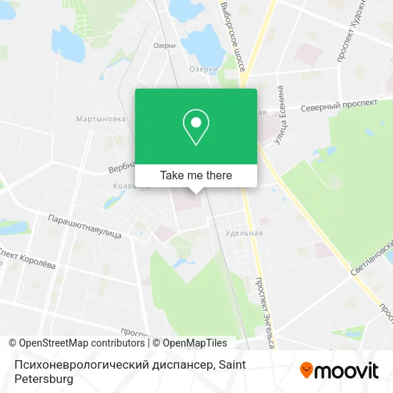 Психоневрологический диспансер map