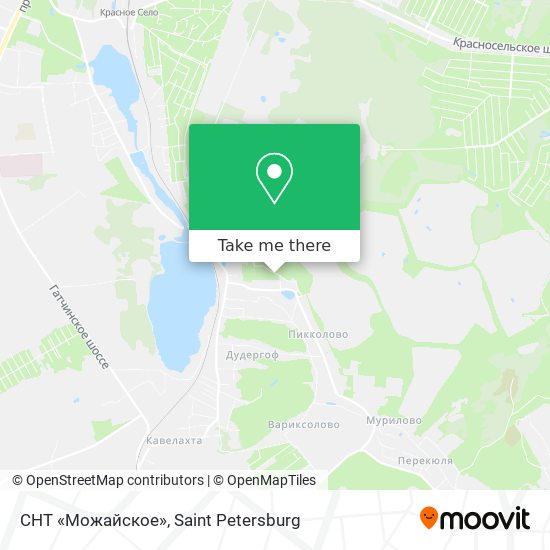 СНТ «Можайское» map