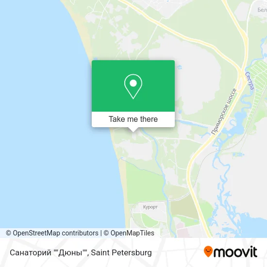 Санаторий ""Дюны"" map