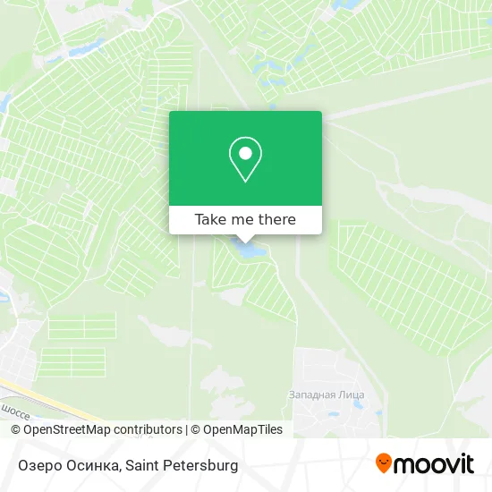 Озеро Осинка map
