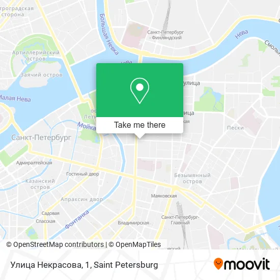 Улица Некрасова, 1 map