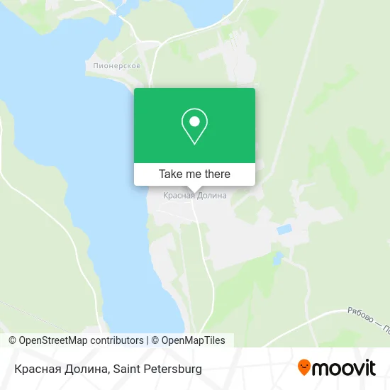 Красная Долина map