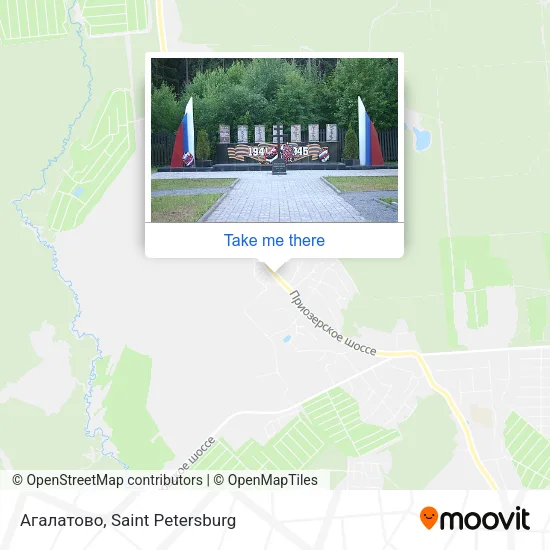 Агалатово map