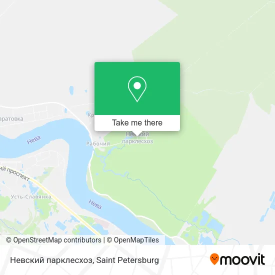 Невский парклесхоз map