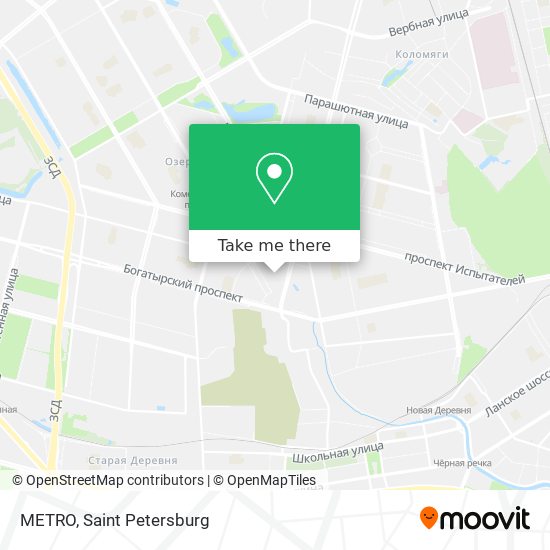 METRO map