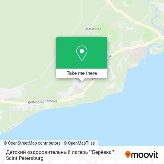 Детский оздоровительный лагерь ""Берёзка"" map