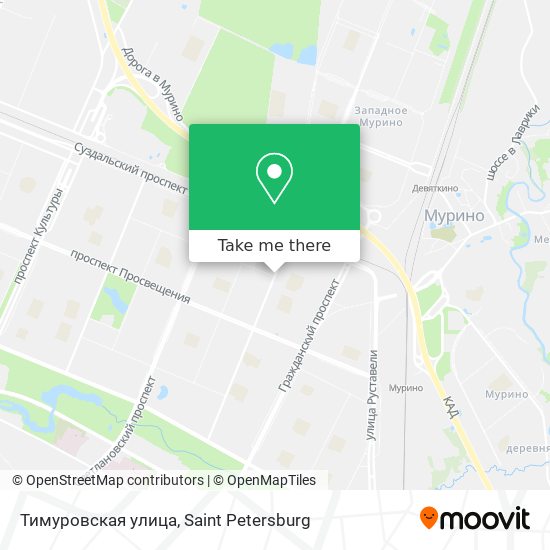 Тимуровская улица map