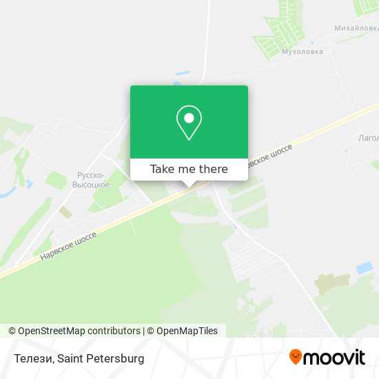 Телези map