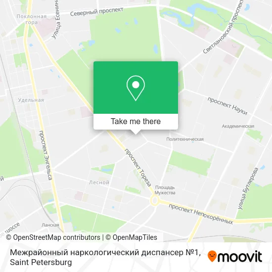 Межрайонный наркологический диспансер №1 map