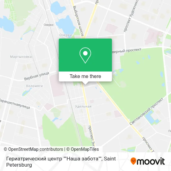 Гериатрический центр ""Наша забота"" map