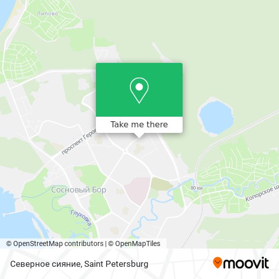Северное сияние map