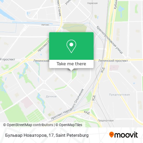 Бульвар Новаторов, 17 map