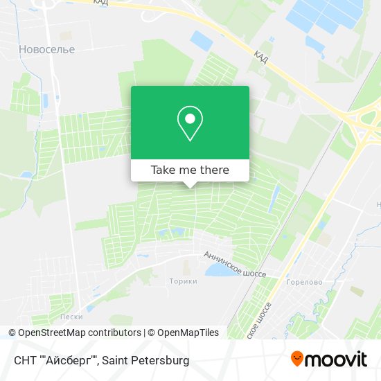 СНТ ""Айсберг"" map