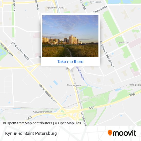 Купчино map